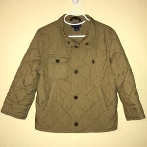 RALPH LAUREN TAN QUILTED JACKET